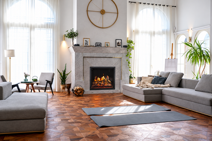 Napoleon Elevation X 36" Built-in Electric Fireplace with Oak Logs and Remote Control