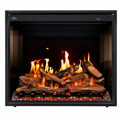 Napoleon Elevation X 36" Built-in Electric Fireplace with Oak Logs and Remote Control