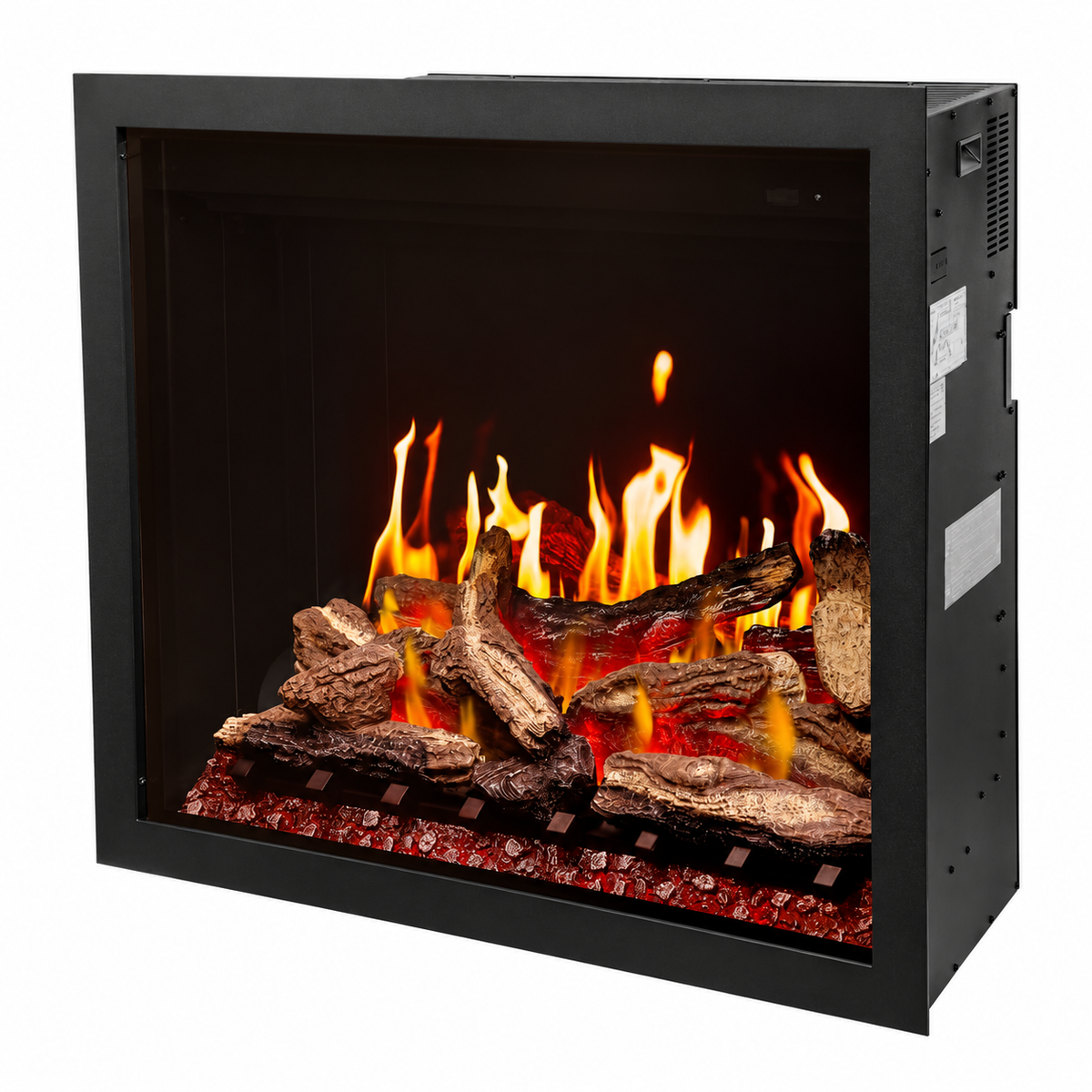 Napoleon Elevation X 36" Built-in Electric Fireplace with Oak Logs and Remote Control