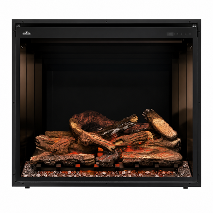 Napoleon Elevation X 36" Built-in Electric Fireplace with Oak Logs and Remote Control
