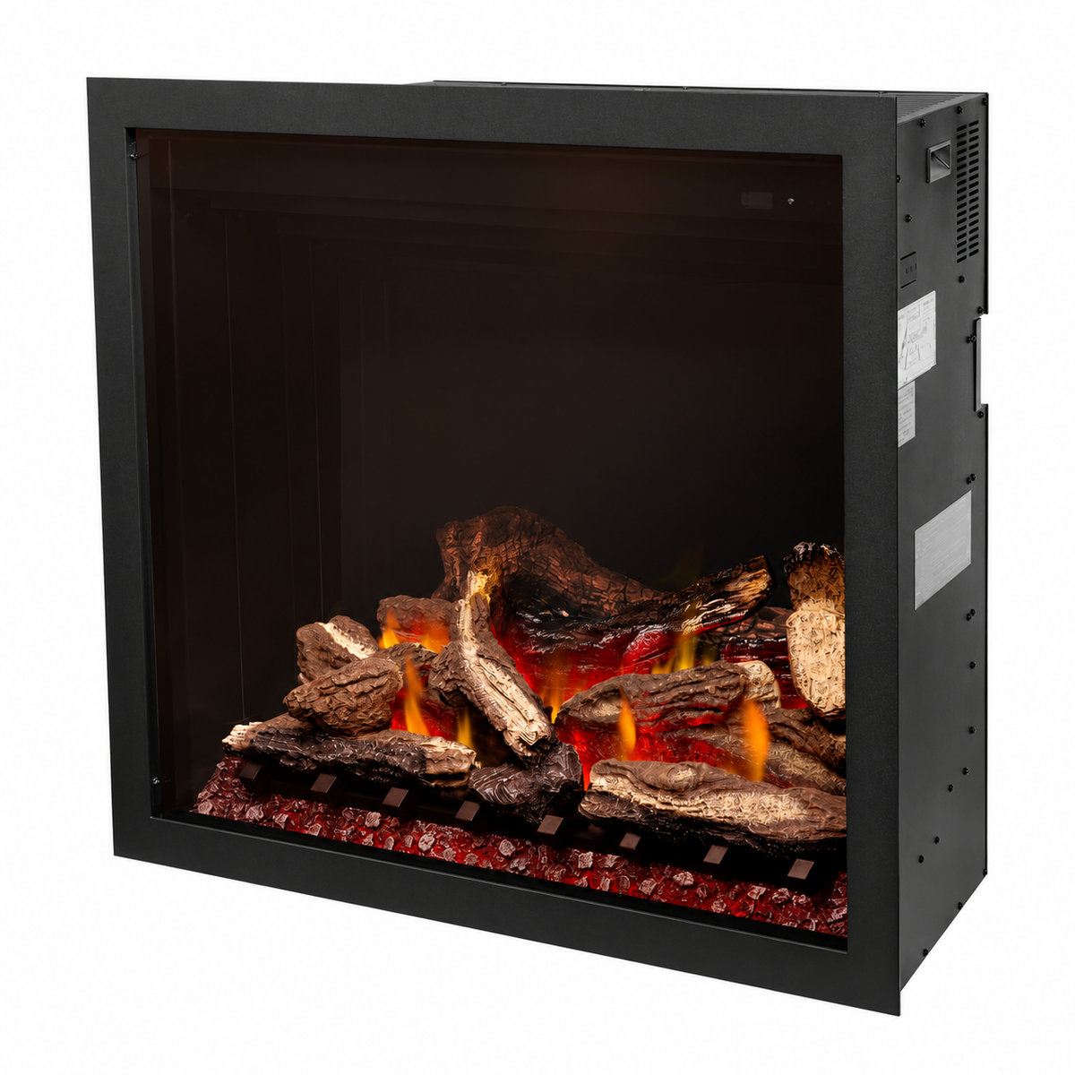 Napoleon Elevation X 36" Built-in Electric Fireplace with Oak Logs and Remote Control