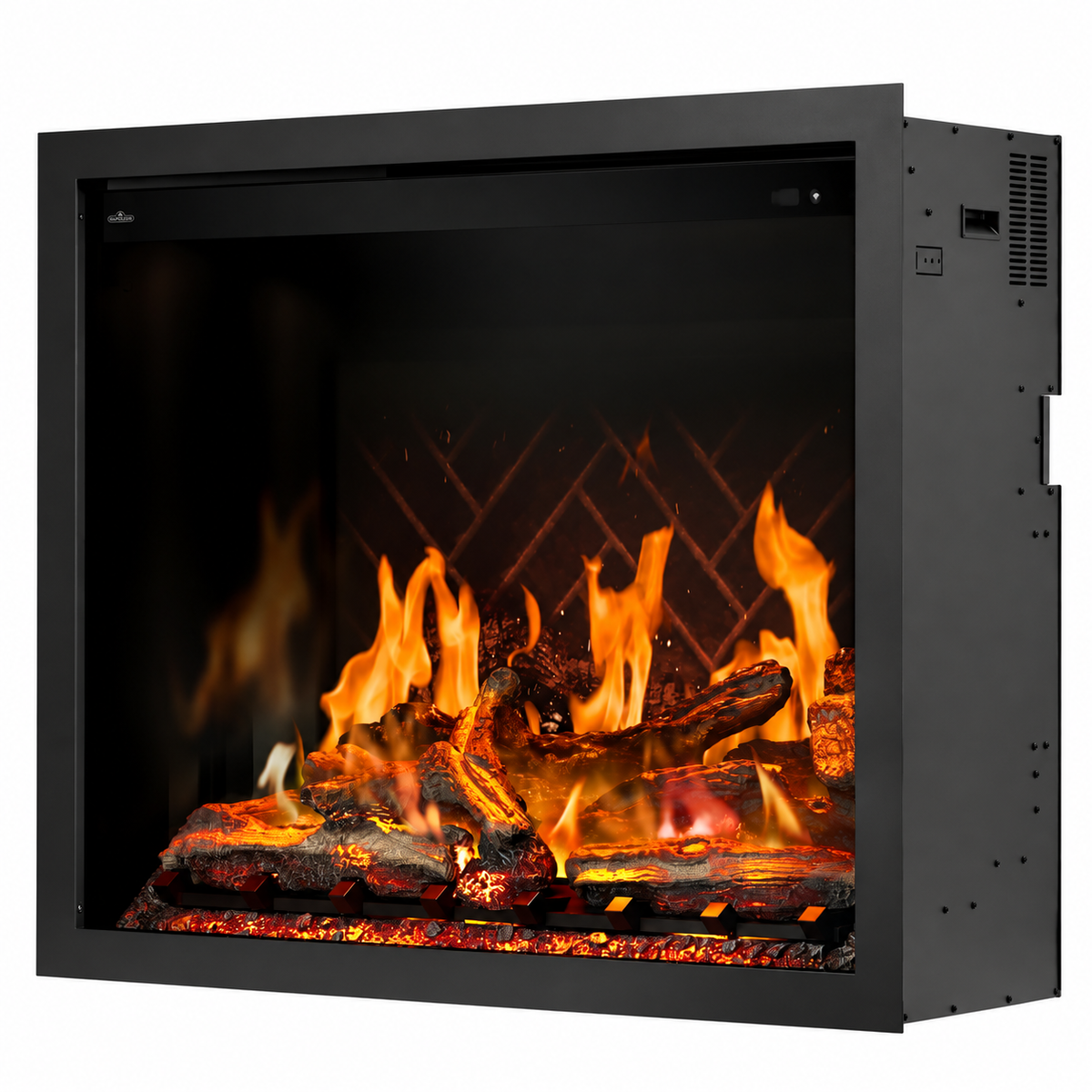 Napoleon Elevation X 42" Built-in Electric Fireplace with Oak Logs and Remote Control