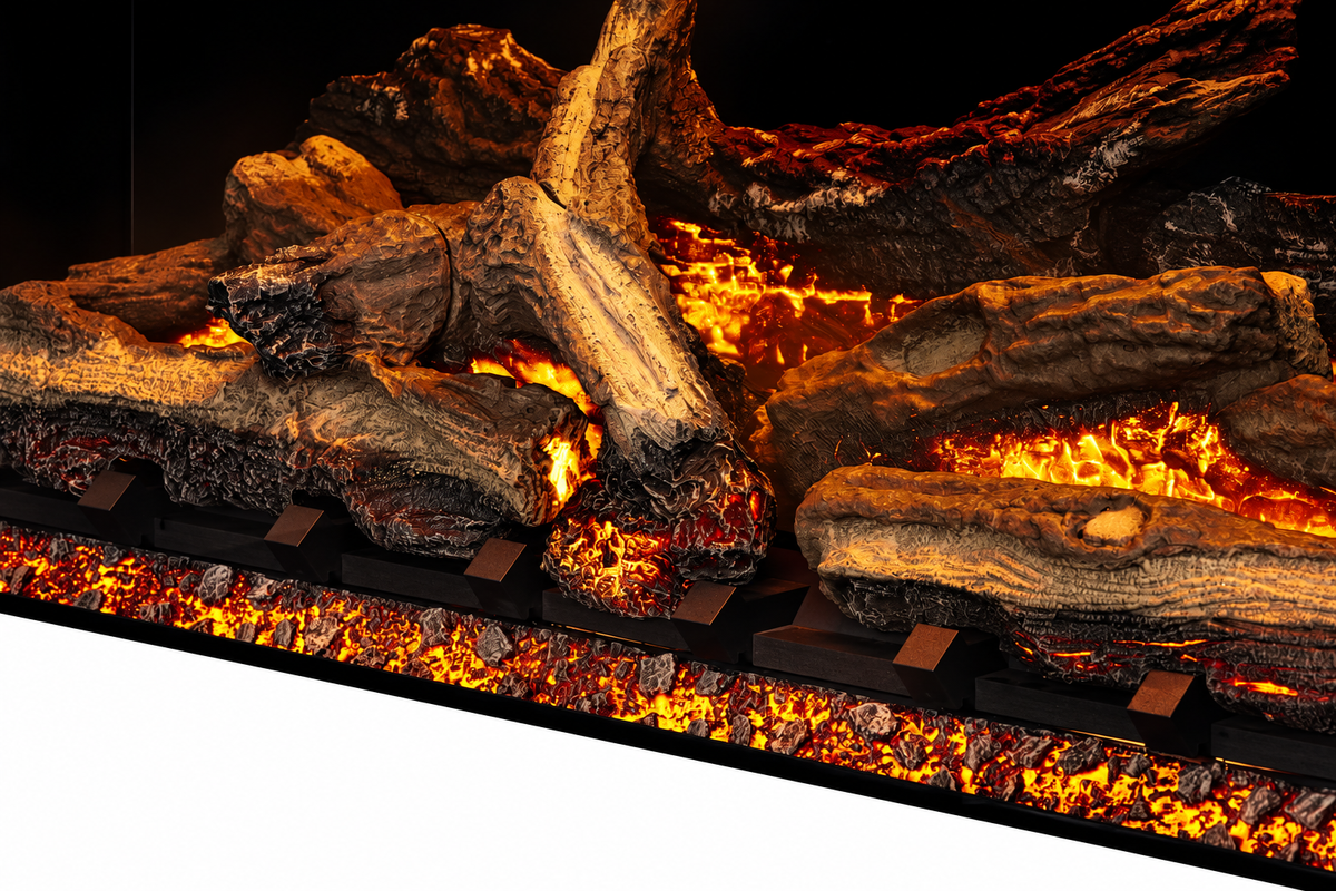 Napoleon Elevation X 42" Built-in Electric Fireplace with Oak Logs and Remote Control