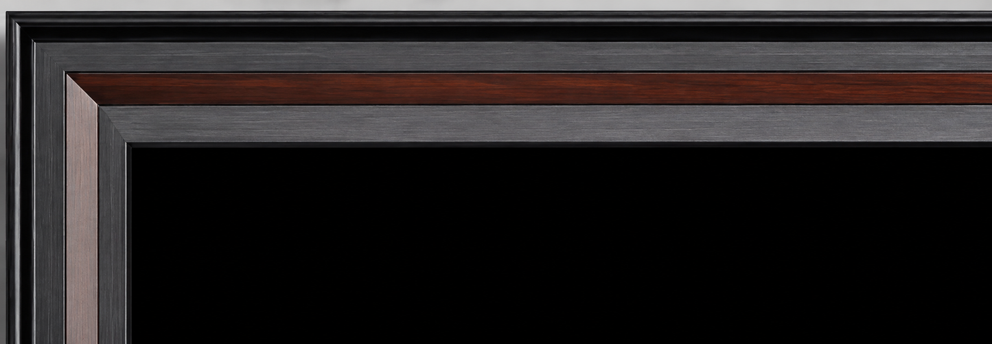 Napoleon FTTLV74 5/8" Black 4-Sided Finishing Trim for 74" Single Sided Direct Vent Tall Linear Vector Fireplace