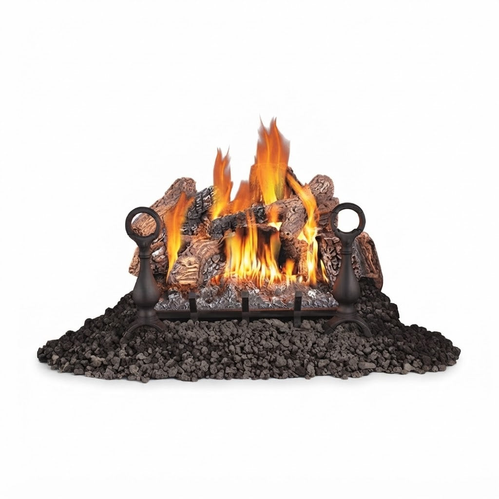 Napoleon GL24NE Fiberglow 24" Vented Natural Gas Log Set With Electronic Ignition