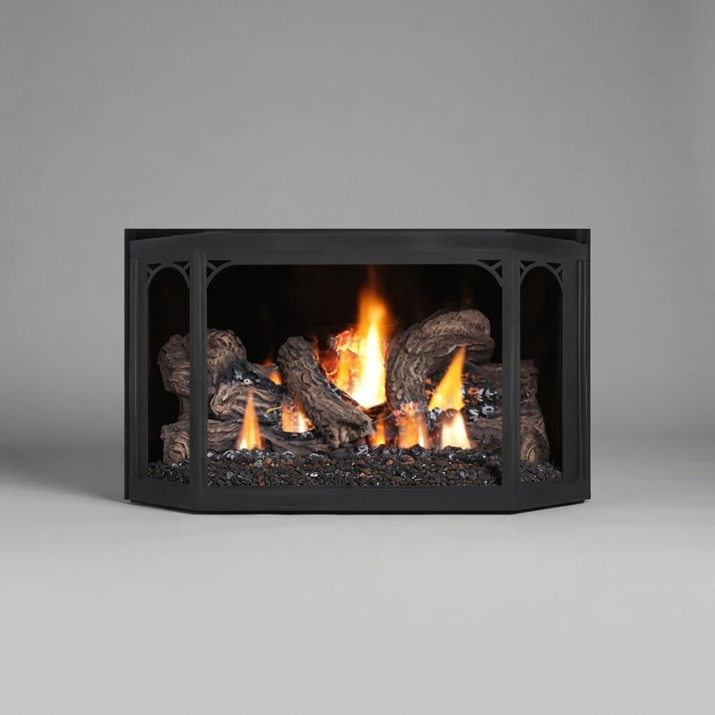 Napoleon GS350K-1 Metallic Black Decorative Doors For Havlock Direct Vent Gas Stove