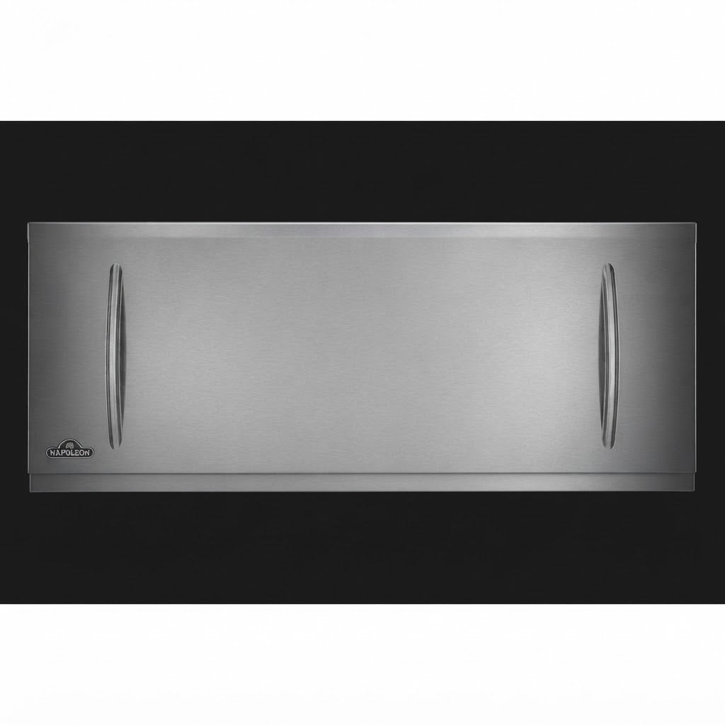 Napoleon GSS48COV Single-Sided Brushed Stainless Steel Cover for Galaxy Outdoor Fireplaces