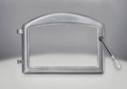 Napoleon H222-SS Satin Chrome Plated Cast Iron Door with Standard Arch