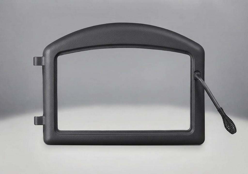 Napoleon H222M Metallic Black Cast Iron Door with Standard Arch
