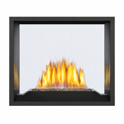 Napoleon High Definition HD81 Direct Vent See Through Gas Fireplace with Electronic Ignition