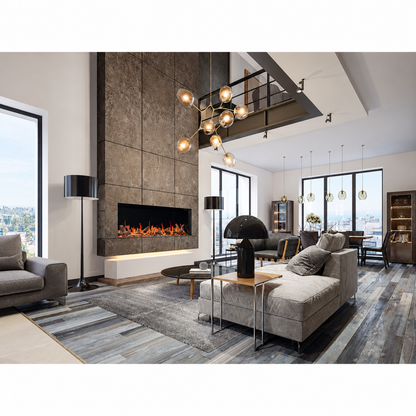 Napoleon Luminex 65" LCD Built-in Multi-Sided Linear Smart Electric Fireplace