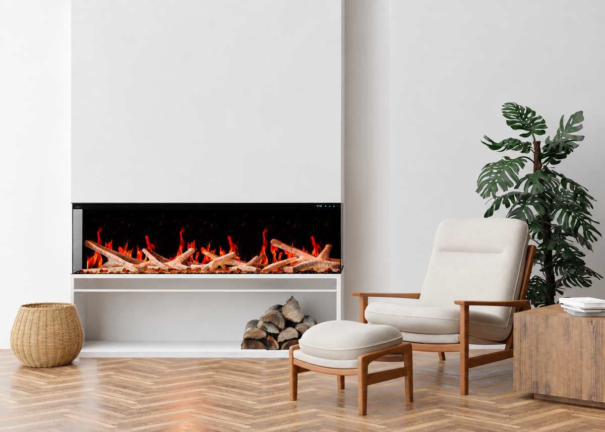 Napoleon Luminex 65" LCD Built-in Multi-Sided Linear Smart Electric Fireplace
