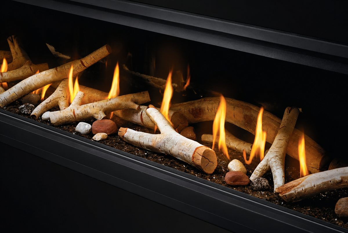 Napoleon Luxuria 50" See Through Direct Vent Linear Gas Fireplace with Electronic Ignition