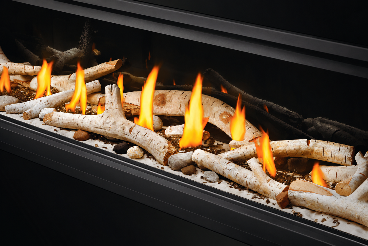 Napoleon Luxuria 62" See Through Direct Vent Linear Gas Fireplace with Electronic Ignition