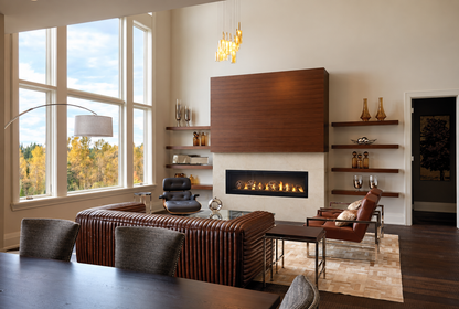 Napoleon Luxuria LVX62 Single Sided 62" Direct Vent Linear Gas Fireplace