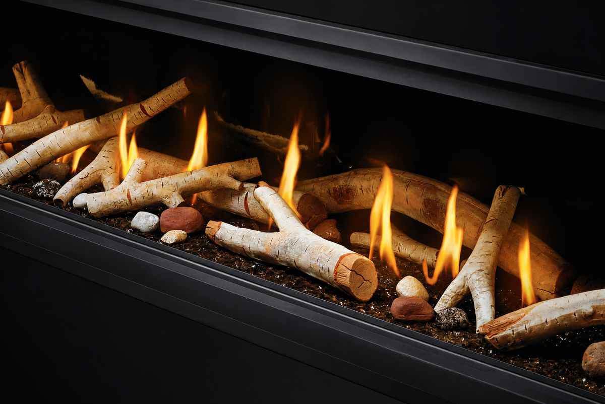 Napoleon Luxuria LVX74 Single Sided 74" Direct Vent Linear Gas Fireplace