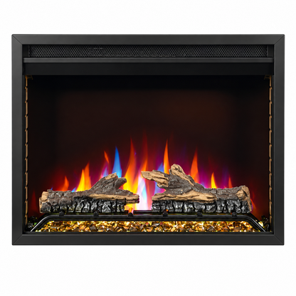 Napoleon NEFB26H Cineview 26" Built-in Electric Fireplace Insert with Logs and Remote