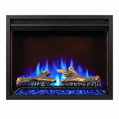 Napoleon NEFB26H Cineview 26" Built-in Electric Fireplace Insert with Logs and Remote