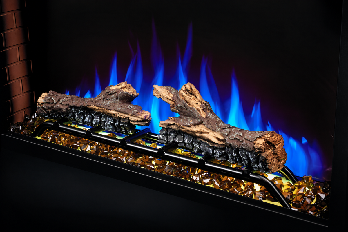 Napoleon NEFB30H Cineview 30" Built-in Electric Fireplace Insert with Logs and Remote