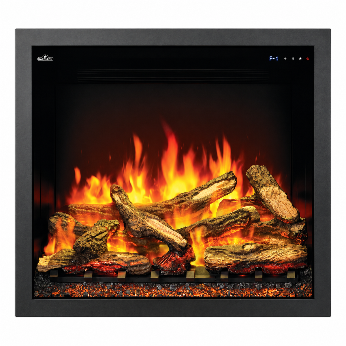 Napoleon NEFB36H-MF Elevation 36" Built-in Electric Fireplace with Oak Logs and Remote Control
