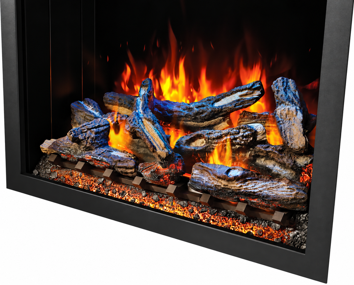 Napoleon NEFB36H-MF Elevation 36" Built-in Electric Fireplace with Oak Logs and Remote Control
