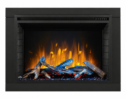 Napoleon NEFB42H-BS-1 Element 42" Built-in Electric Fireplace with Logs and Remote Control