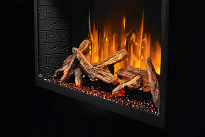 Napoleon NEFB42H-BS-1 Element 42" Built-in Electric Fireplace with Logs and Remote Control