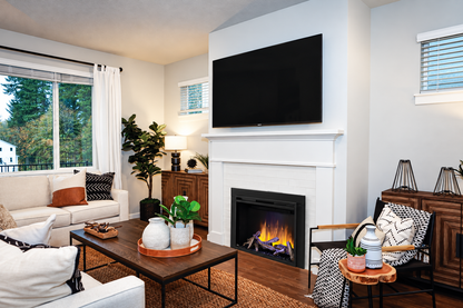Napoleon NEFB42H-BS-1 Element 42" Built-in Electric Fireplace with Logs and Remote Control