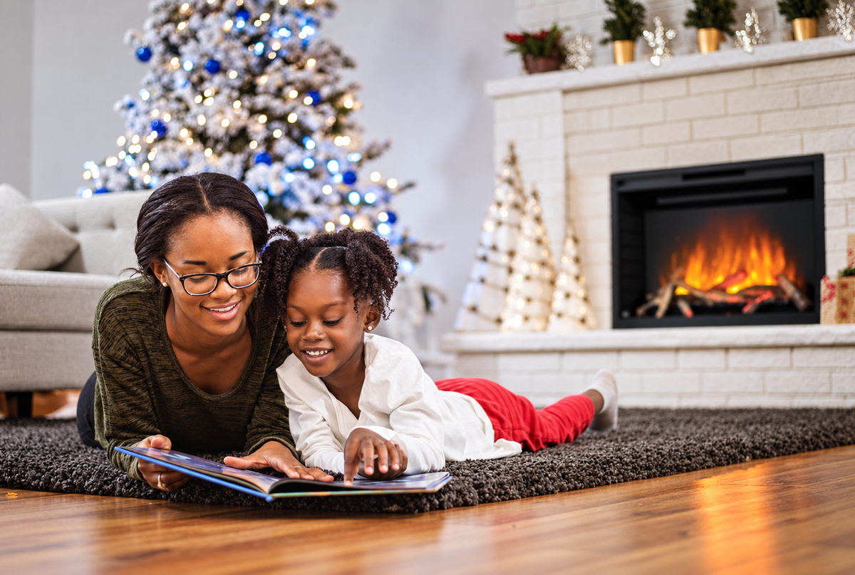 Napoleon NEFB42H-BS-1 Element 42" Built-in Electric Fireplace with Logs and Remote Control