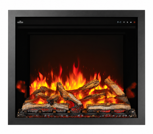 Napoleon NEFB42H-MF Elevation 42" Built-in Electric Fireplace with Oak Logs and Remote Control