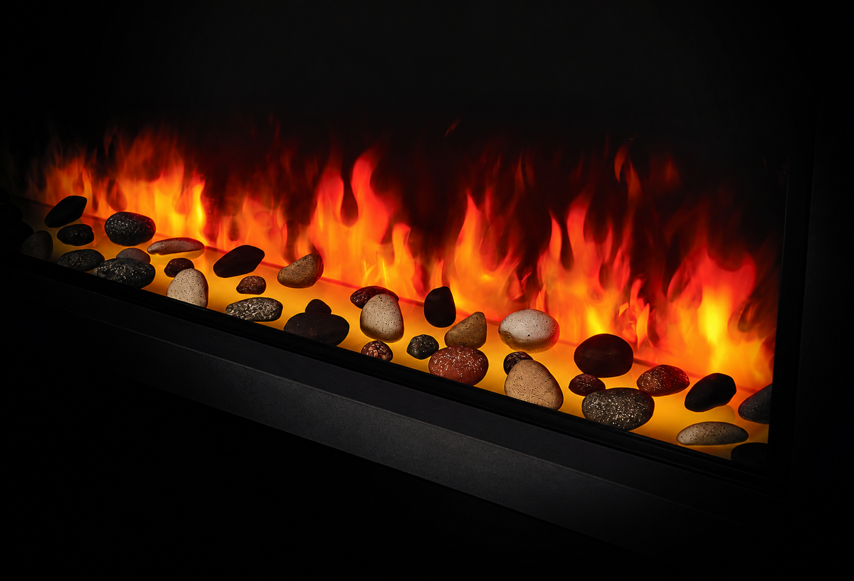 Napoleon NEFB50AB Astound 50" Built-in Linear Electric Fireplace With Wi-Fi Connectivity