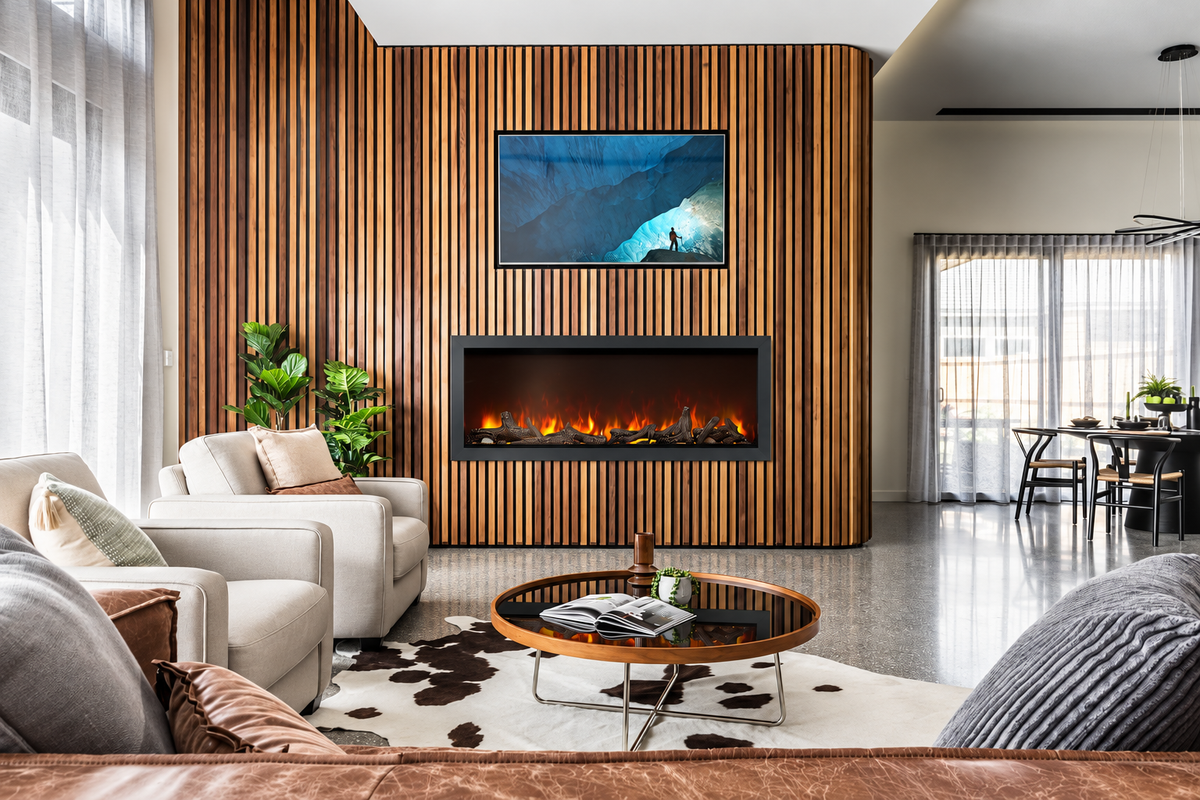 Napoleon NEFB62AB Astound 62" Built-in Linear Electric Fireplace With Wi-Fi Connectivity