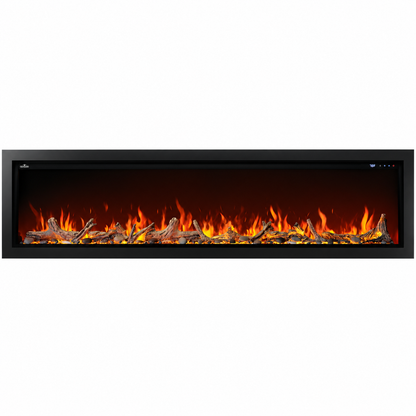 Napoleon NEFB96AB Astound 96" Built-in Linear Electric Fireplace With Wi-Fi Connectivity