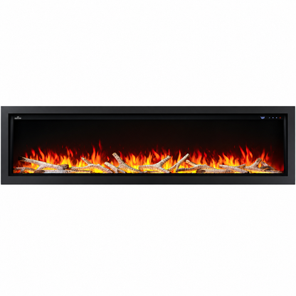 Napoleon NEFB96AB Astound 96" Built-in Linear Electric Fireplace With Wi-Fi Connectivity