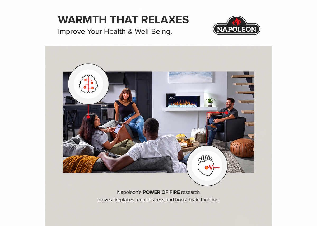 Napoleon NEFBD50HE CLEARion Elite 50" See-Through Built-in Electric Fireplace
