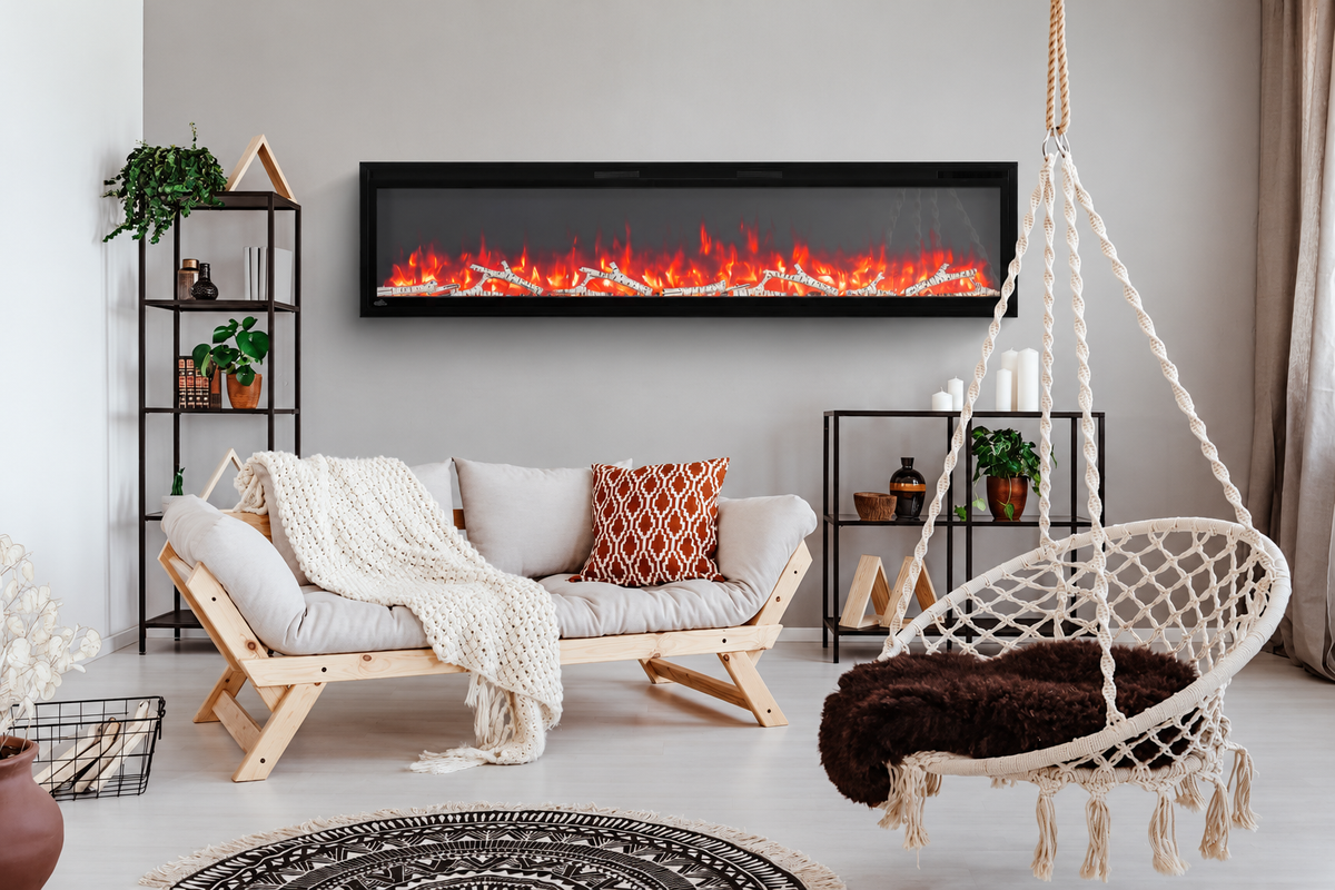 Napoleon NEFL50CFH-1 Entice 50" Wall-Hanging Linear Electric Fireplace