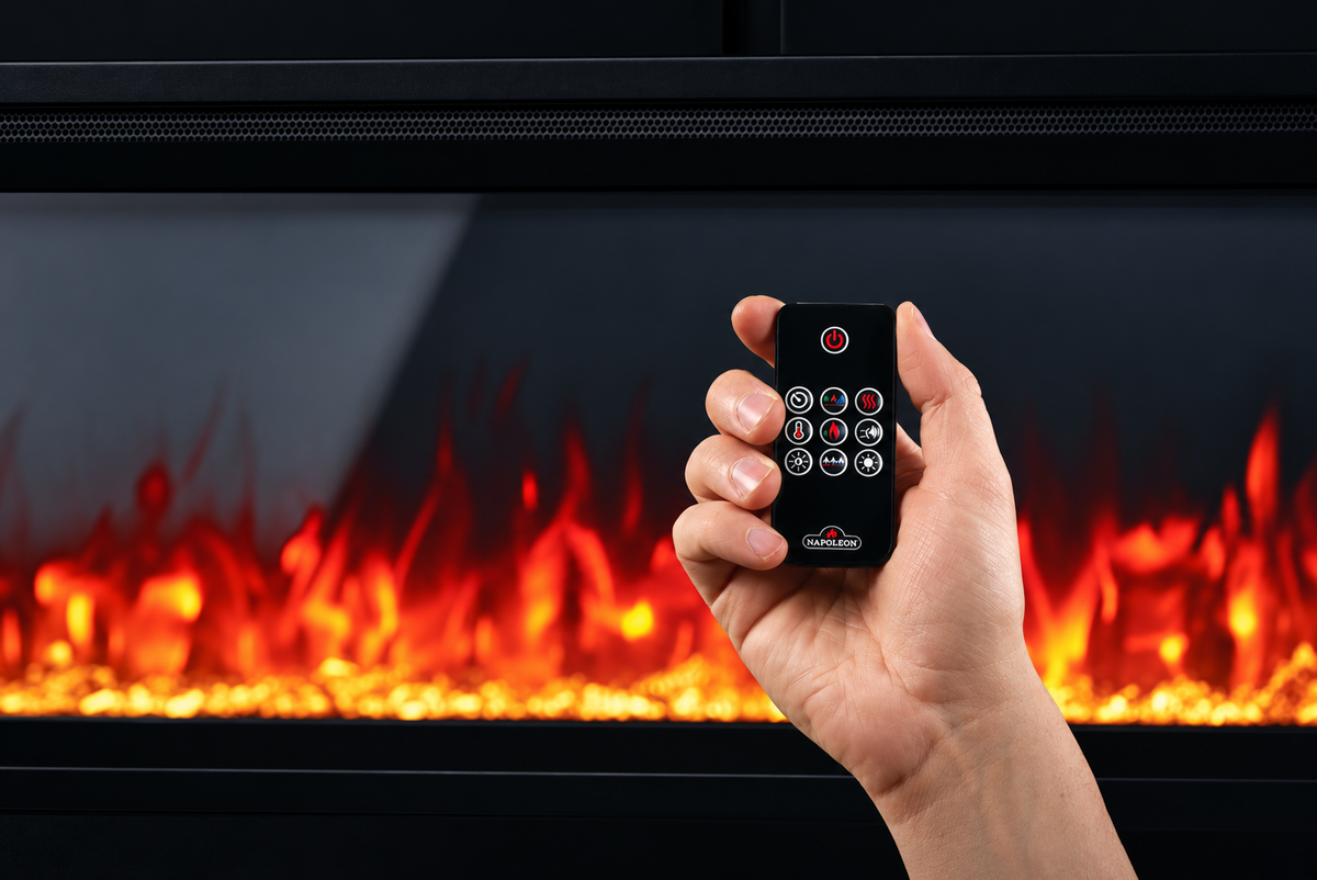 Napoleon NEFL50CFH-1 Entice 50" Wall-Hanging Linear Electric Fireplace