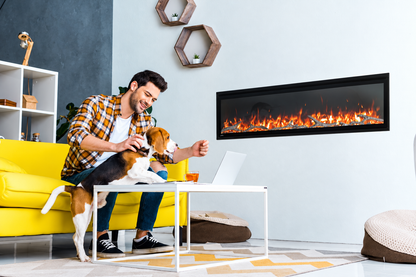 Napoleon NEFL60CFH-1 Entice 60" Wall-Hanging Linear Electric Fireplace