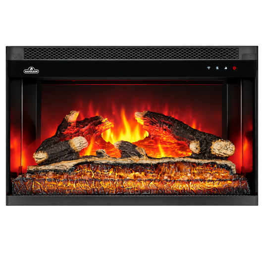 Napoleon Rosedale 2 Built-in 26" Electric Fireplace with Logs and Remote