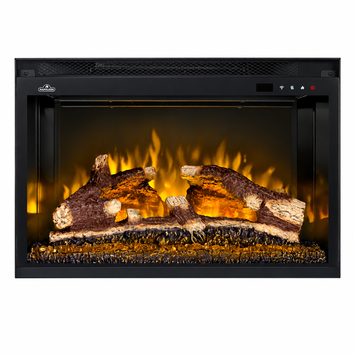 Napoleon Rosedale 3 Built-in 29" Electric Fireplace with Logs and Remote