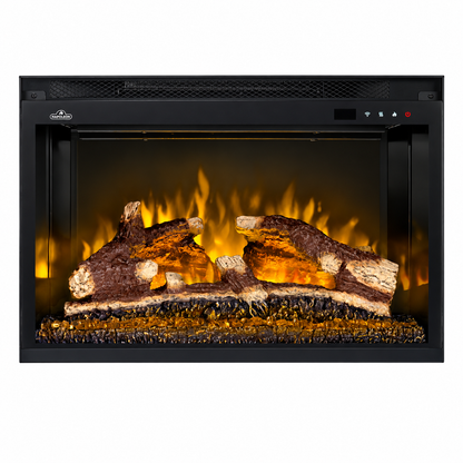 Napoleon Rosedale 3 Built-in 29" Electric Fireplace with Logs and Remote