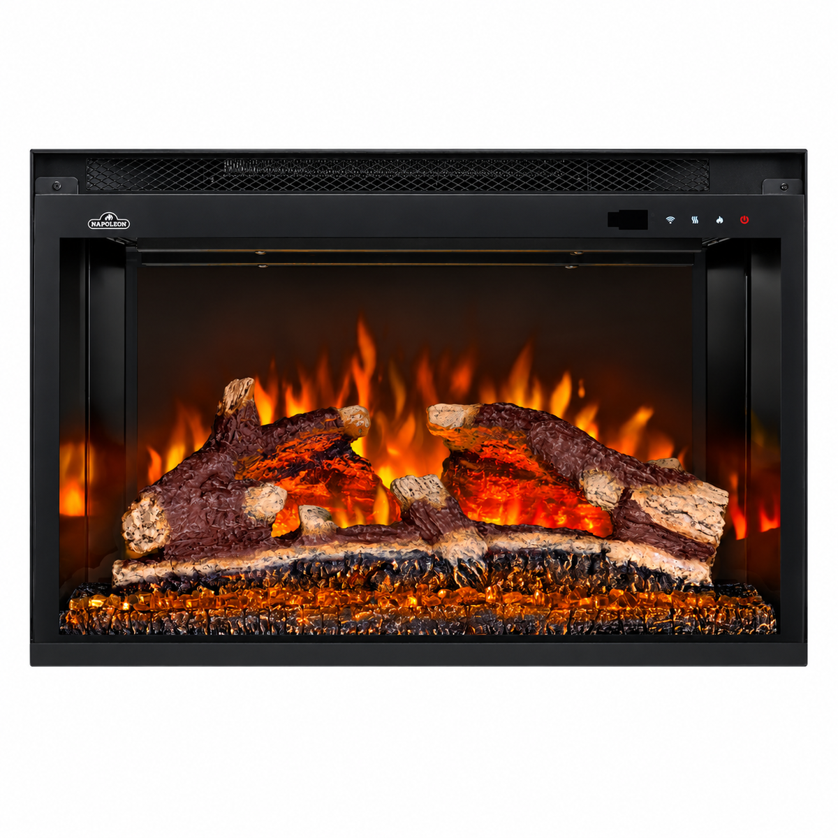 Napoleon Rosedale 3 Built-in 29" Electric Fireplace with Logs and Remote