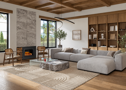 Napoleon Rosedale 3 Built-in 29" Electric Fireplace with Logs and Remote