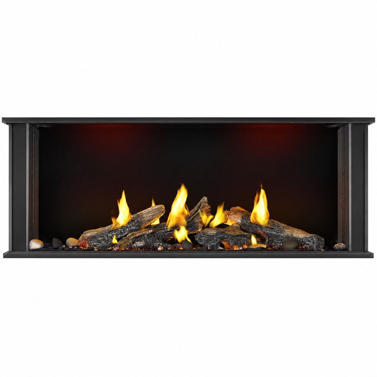 Napoleon Tall Bay Luxuria 50" Multi Sided Direct Vent Linear Gas Fireplace with Electronic Ignition