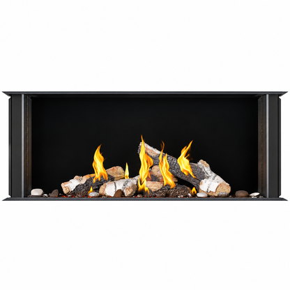Napoleon Tall Bay Luxuria 50" Multi Sided Direct Vent Linear Gas Fireplace with Electronic Ignition