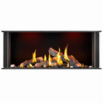 Napoleon Tall Bay Luxuria 50" Multi Sided Direct Vent Linear Gas Fireplace with Electronic Ignition