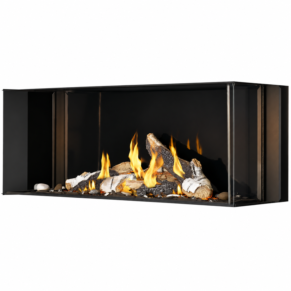 Napoleon Tall Bay Luxuria 50" Multi Sided Direct Vent Linear Gas Fireplace with Electronic Ignition