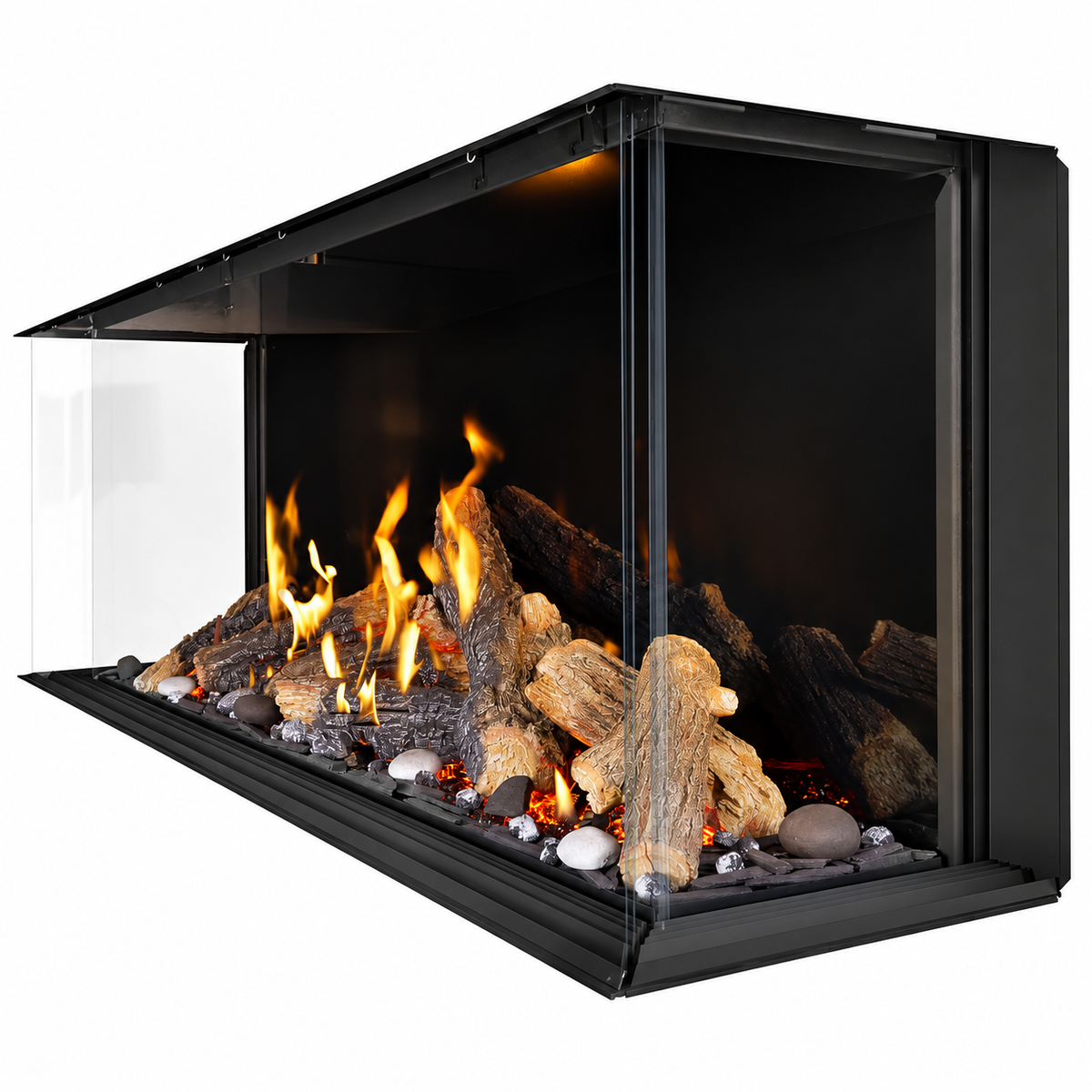 Napoleon Tall Bay Luxuria 50" Multi Sided Direct Vent Linear Gas Fireplace with Electronic Ignition