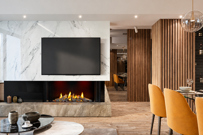Napoleon Tall Bay Luxuria 50" Multi Sided Direct Vent Linear Gas Fireplace with Electronic Ignition