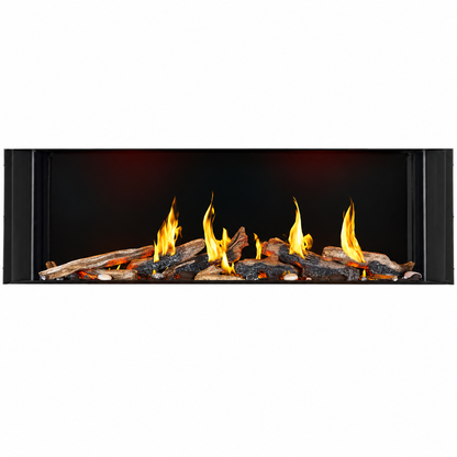 Napoleon Tall Bay Luxuria 62" Multi Sided Direct Vent Linear Gas Fireplace with Electronic Ignition